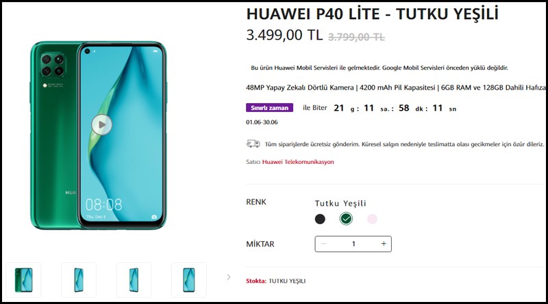 Huawei P40 özellikleri neler? Huawei P40 Türkiye fiyatı ne kadar ?